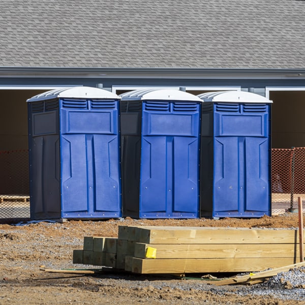 is there a specific order in which to place multiple portable toilets in Olivet TN